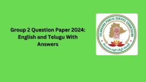 Group 2 Question Paper 2024